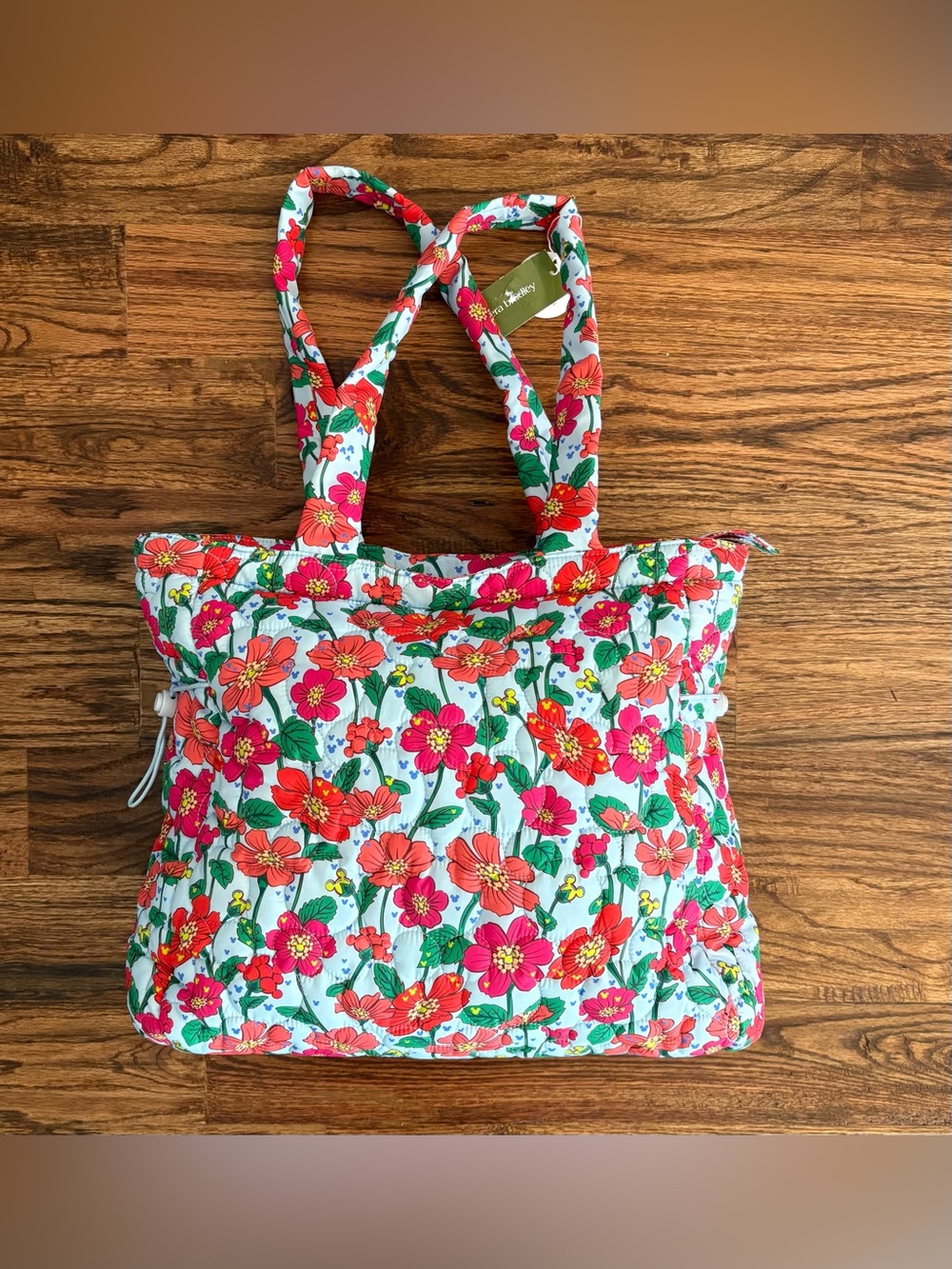 Vera Bradley Disney Mickey Hawaii Aulani large blue tote vacation beach bag, NWT - Picture 5 of 7